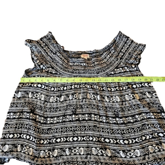 Mossimo Supply Off The Shoulder Abstract Print Top Size XL - Picture 10 of 10